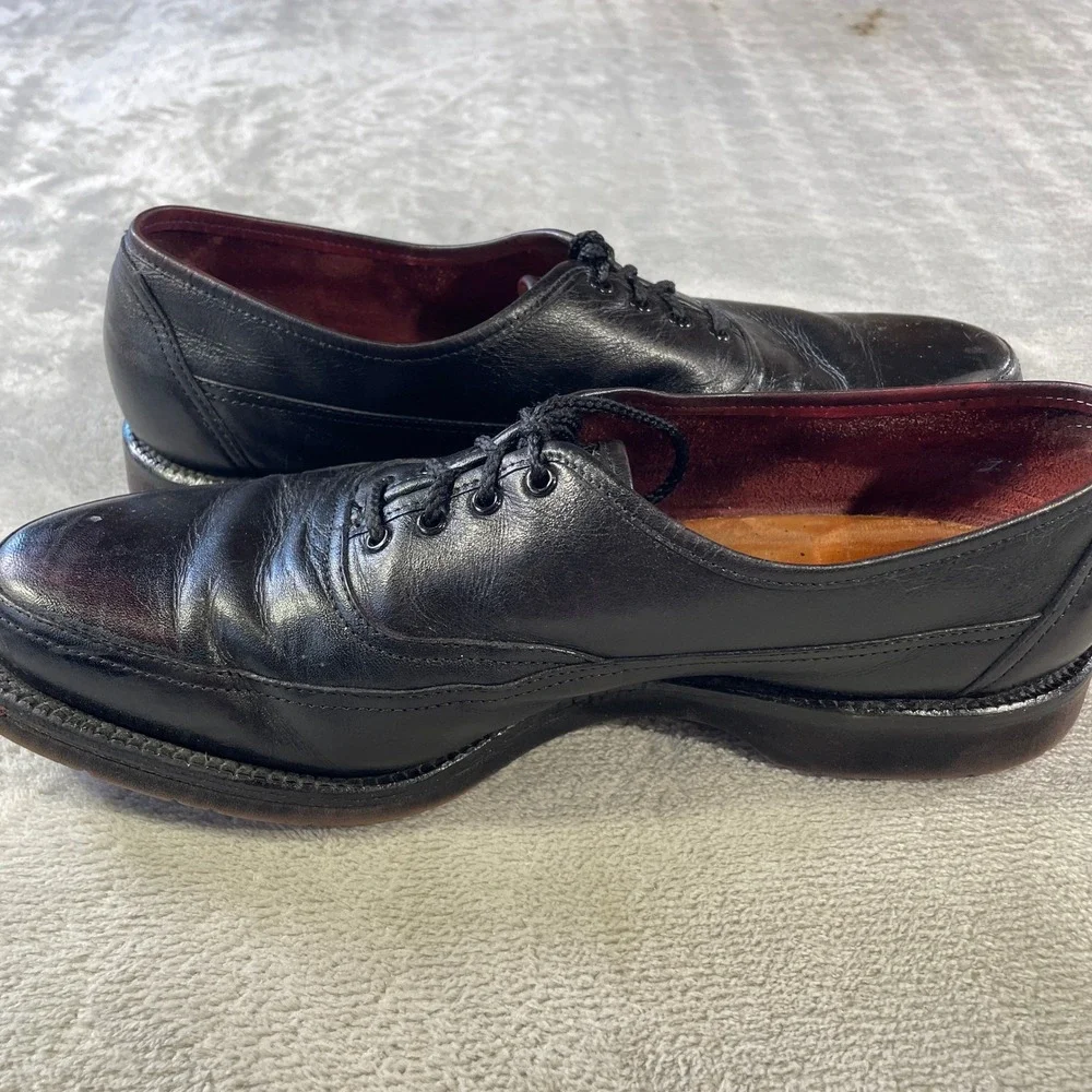 Allen Edmonds Dartmoor Oxford Dress Shoes  Mens 9.5 Black Leather USA Office